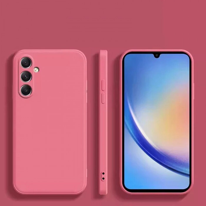 Силіконовий чохол Soft Touch для Samsung Galaxy M13 Малиновий